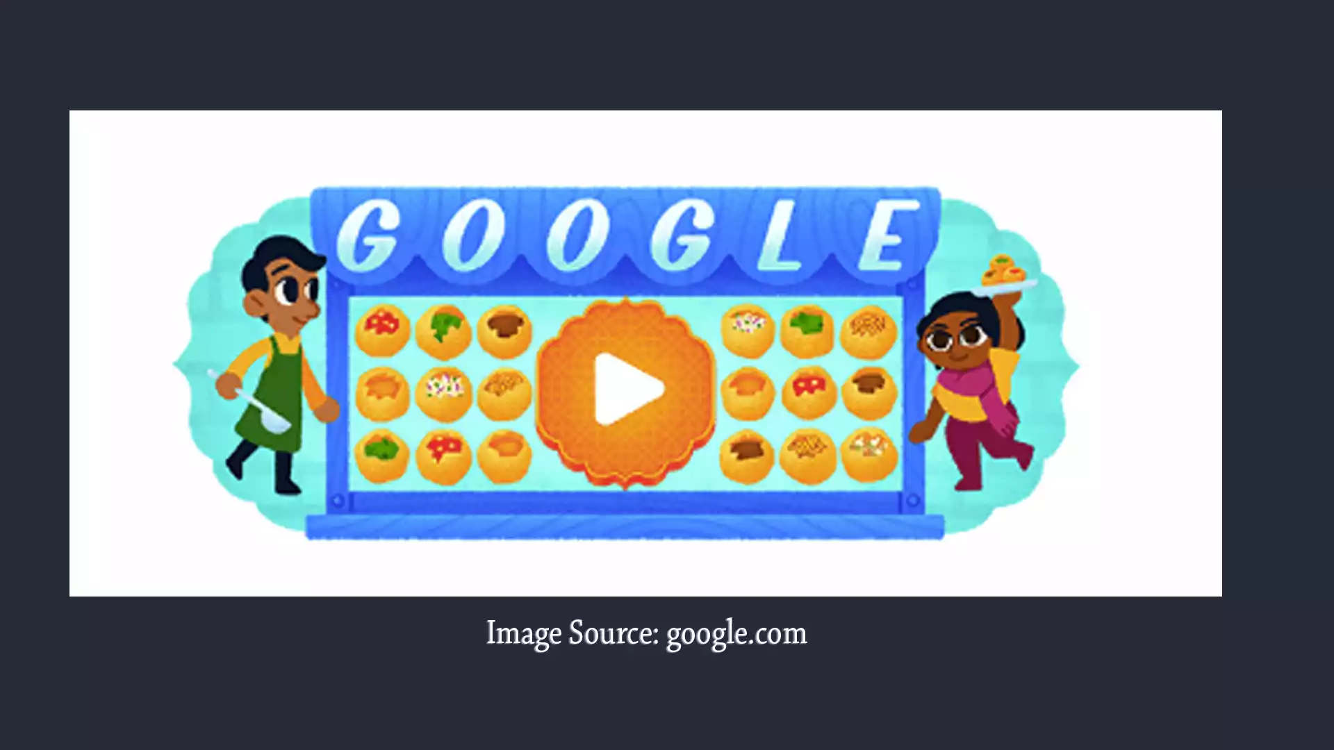 Google doodle celebrates pani puri day