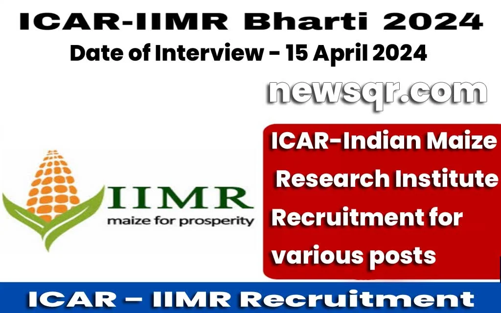 ICAR-IIMR Bharti 2024