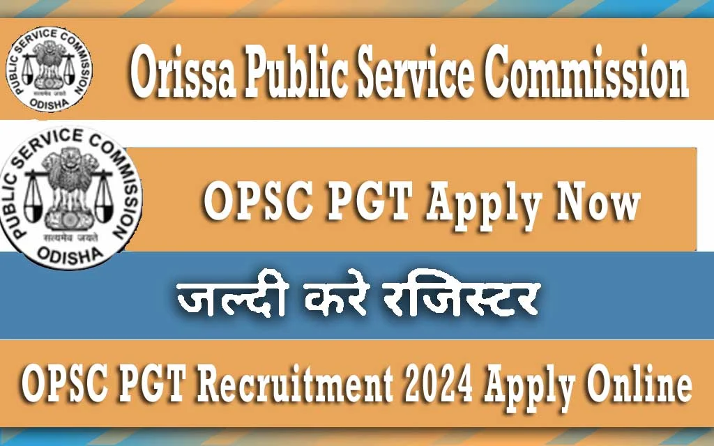 OPSC PGT Recruitment Exam 2024