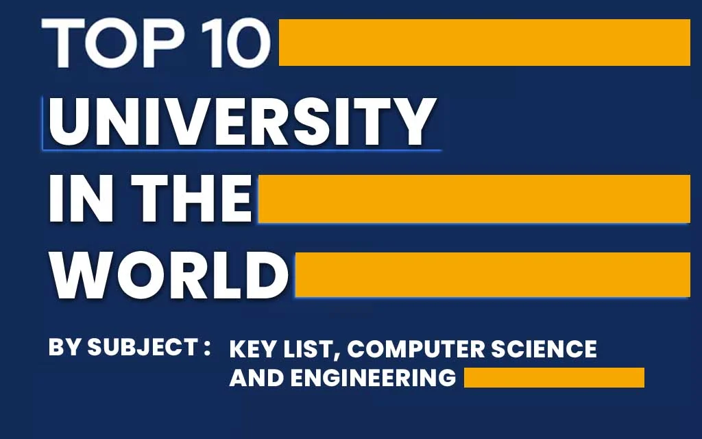 top 10 university in the world by subject